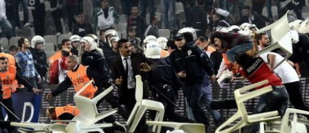 Besiktas va juca 4 meciuri fara spectatori, ca urmare a incidentelor de la derby-ul cu Galatasaray